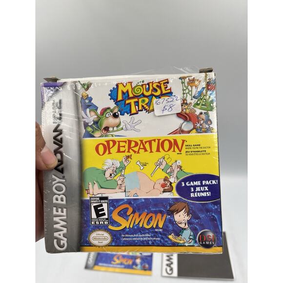 Mouse Trap / Operation / Simon GBA Game Boy Complete CIB Good Condition! - Picture 4 of 13